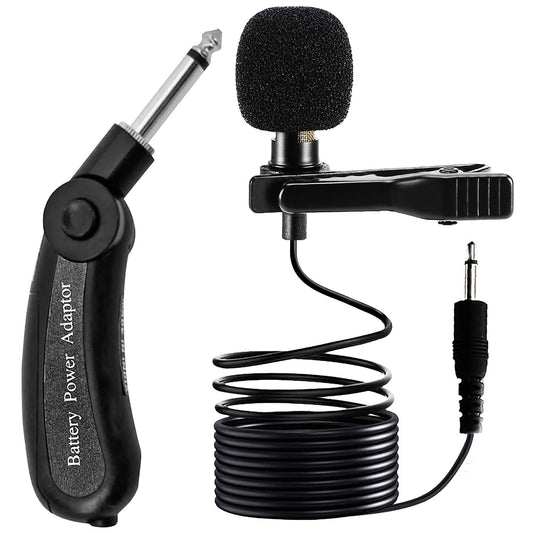 5Core Lavalier Microphone Clip On Professional Grade 3.5mm Lav Lapel Mic Omnidirectional-0