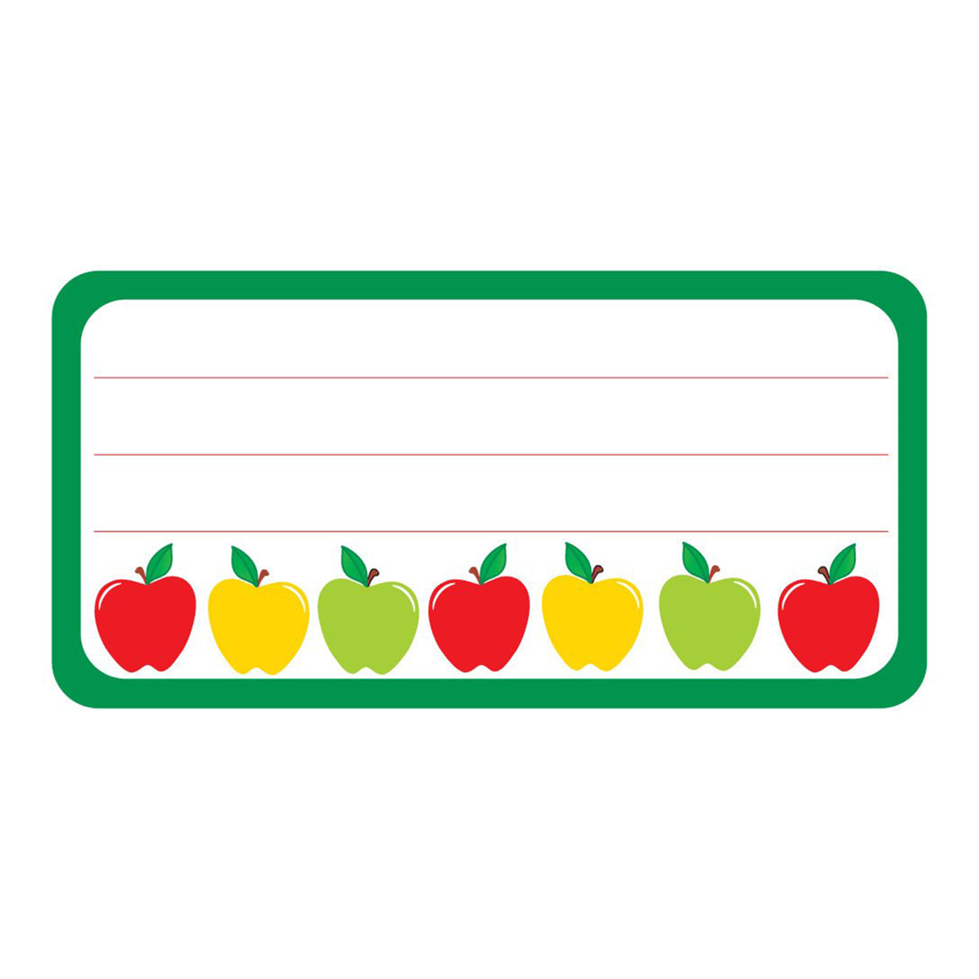 SHAPES ETC. Nametag - Apples-0